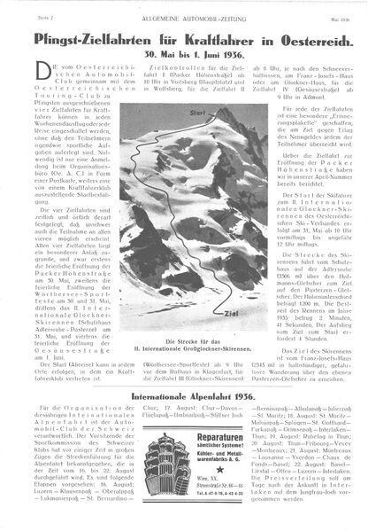 Datei:Großglockner Skirennen Rennstrecke 1936.jpg