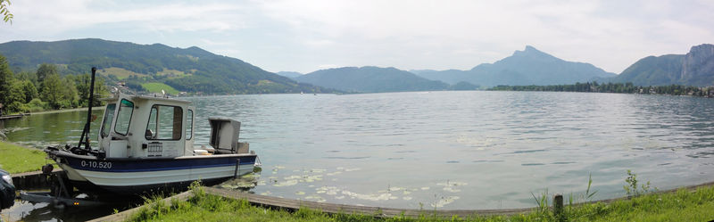 Datei:Panoramabild vom Limnologischen Institut zum Mondsee.JPG