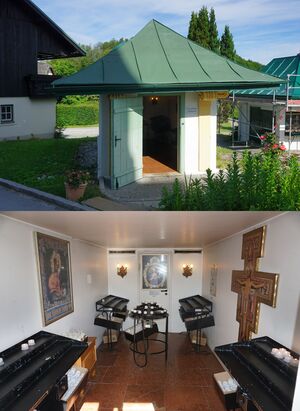 Kerzenkapelle in Maria Plain, Collage.jpg