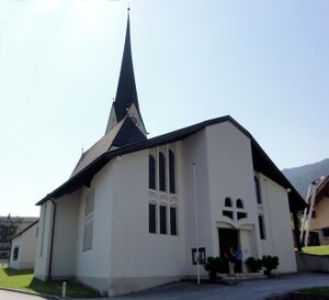 Pfarrkirche Niederau, Nordwestansicht.jpg