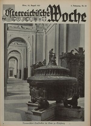 Dom Salzburg romanisches Taufbecken 1937.jpg