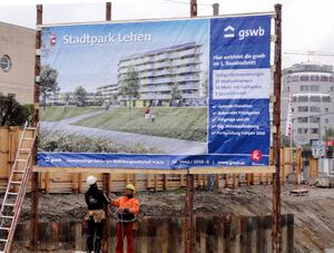 Schautafel über das Wohnbauprojekt Stadtpark Lehen.jpg