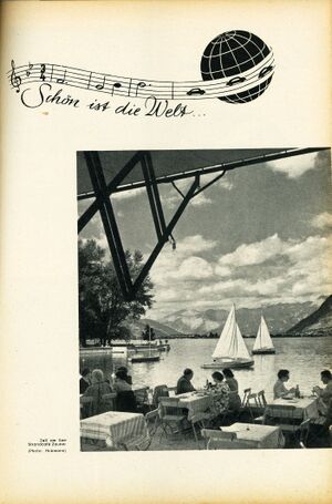 Zell am See Strandcafé Zauner 1955.jpg