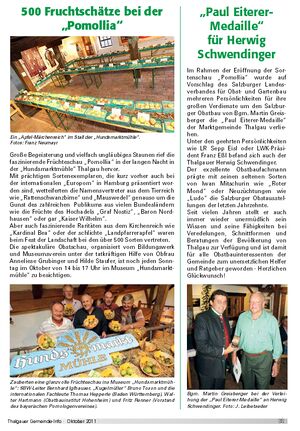 Ehrung für Herwig Schwendinger im Jahr 2011.jpg