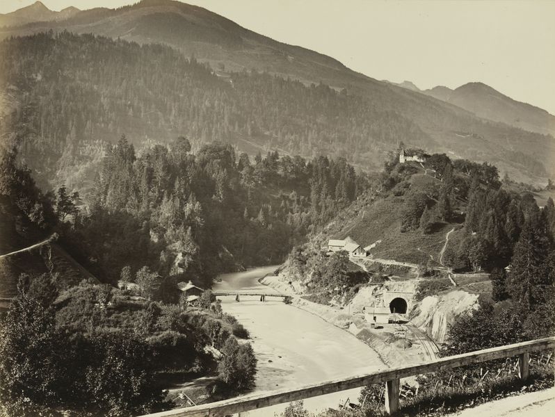 Datei:Taxenbach Eisenbahntunnel 1875.jpg