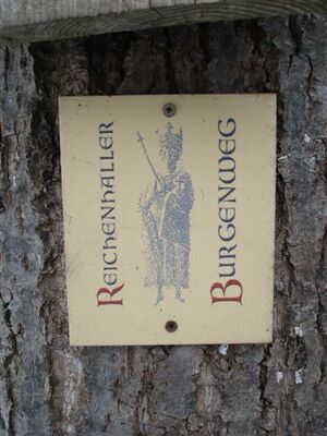 Markierung des Reichenhaller Burgenwegs.JPG