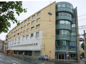 Kieselgebäude, nordöstliche Ansicht Salzburg 101.jpg