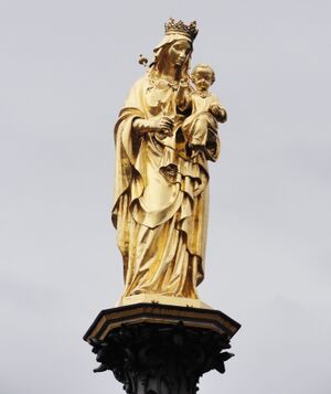 Mariensäule, Nahaufnahme.JPG