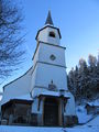 Wallfahrtskirche Werfenweng, Eingangsseite.JPG