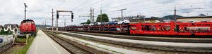 Bahnhof Steindorf, Panoramaansicht in Richtung Norden.JPG