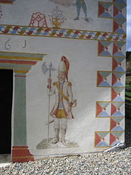 Datei:Getreidekasten Lungau Detail Franzosen-Soldat.jpg