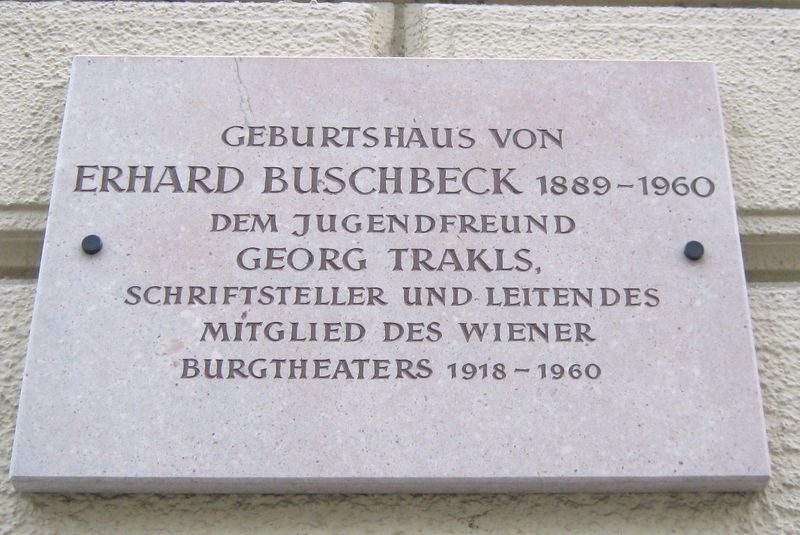 Datei:Gedenktafel Erhard Buschbeck.jpg