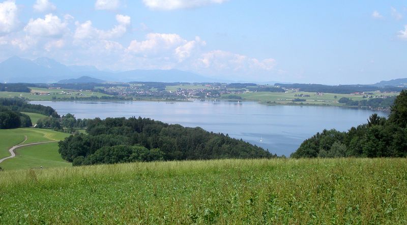 Datei:Wallerseeblick von Hankham-Berg.jpg