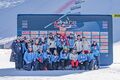 FIS Alpine Ski Weltmeisterschaften Saalbach 2025 Stephanie Venier mit Team am 06 Feb.jpg