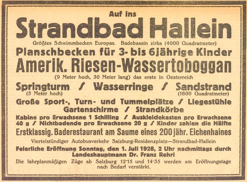 Datei:Strandbad Hallein Inserat Eröffnungsfeier.jpg