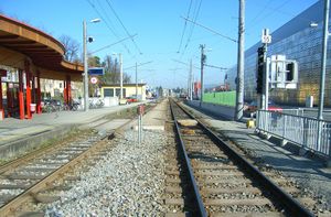 Salzburger Lokalbahn, Bahnstation Itzling.jpg