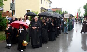Kopftuchgruppe Thalgau, Festteilnahme in Hof 2009.jpg