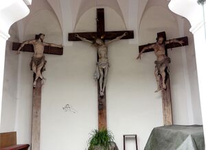 Hochkreuzkapelle, Kreuzigungsgruppe.jpg