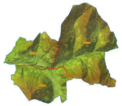 Katastralgemeinden in Eben im Pongau