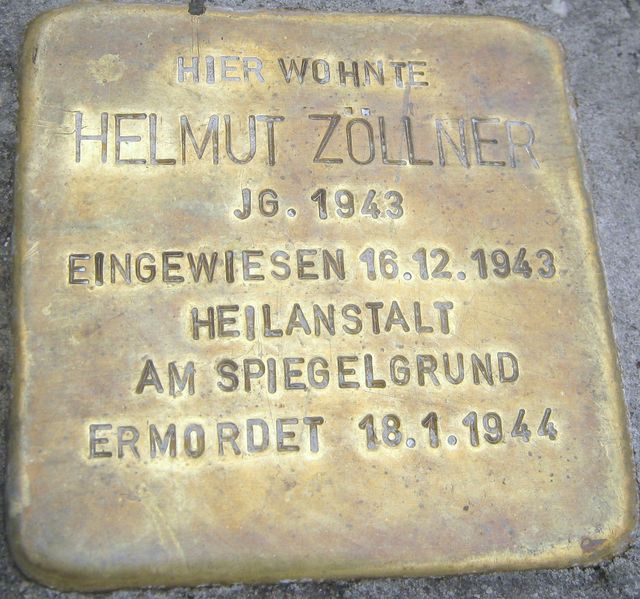 Datei:Stolperstein Helmut Zöllner.jpg