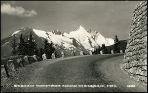 Großglockner Hochalpenstraße Südrampe Großglockner 1938 2.jpg