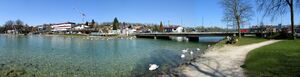 Atterseeufer und Ager-Brücke bei Kammer.jpg