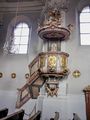 Besonders schöne Verkündigungskanzel in derr Pfarrkirche Gnigl.JPG