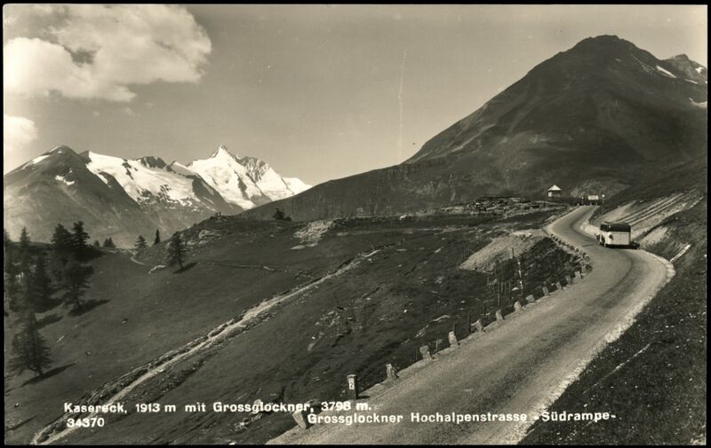 Datei:Großglockner Hochalpenstraße Kasereck 1939.jpg