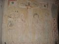 St. Alban, Fresko 14. Jh. Kreuzigungsszene mit Astkreuz.jpg