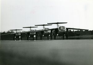 1976 Besuch Saab 105OE des Österreichischen Bundesheeres 02.jpg