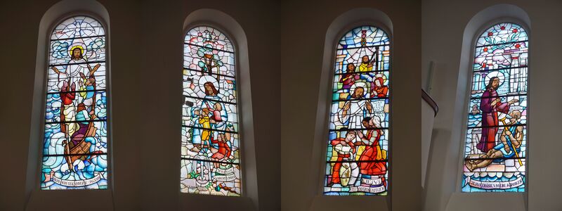 Datei:Ostseitige Kirchenfenster in Seeham.jpg