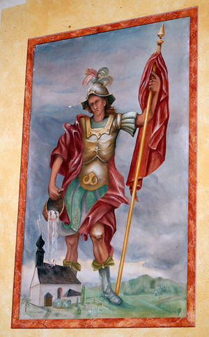 Floriandarstellung am Feuerwehrhaus in Neufahrn.jpg