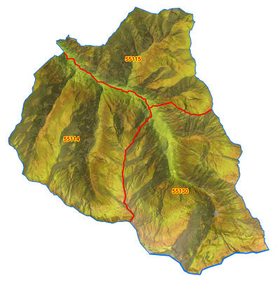 Katastralgemeinden in Hüttschlag