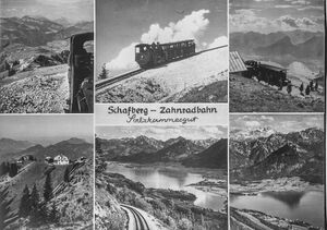 Schafberg -Zahnradbahn Salzkammergut Ansichtskarte.jpg