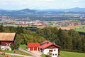 Mitterfelden, Gemeinde Ainring, Ansicht von Hofergut am Högl.jpg