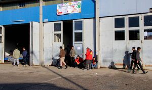 Camp Asfinag Asylbewerber in der Asfinag Halle 02.jpg