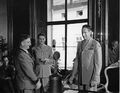 Verleihung Ehrenbürgerschaft an Mark W Clark durch Leopold Figl © Anny Madner.jpg