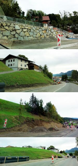 Radwegbaustelle Bärental, Baustellenansichten am 10.10,2019 Collage.jpg
