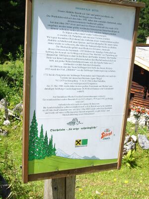 Oberhofalm Filzmoos Informationstafel.JPG