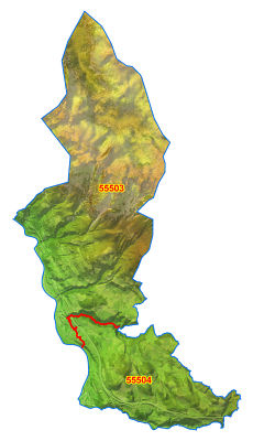 Katastralgemeinden in Pfarrwerfen