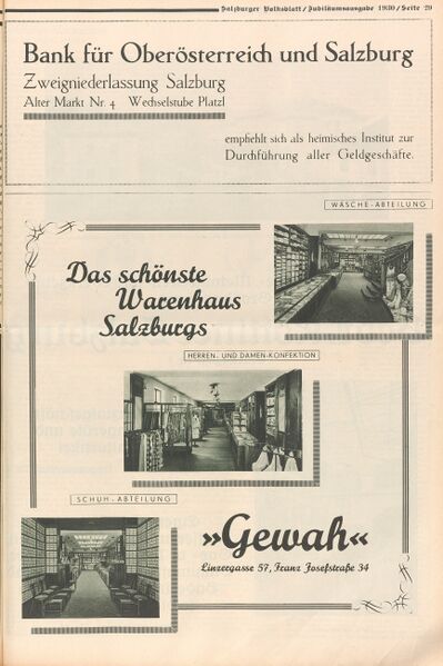 Datei:Kaufhaus Gewah Salzburg Linzergasse.jpg
