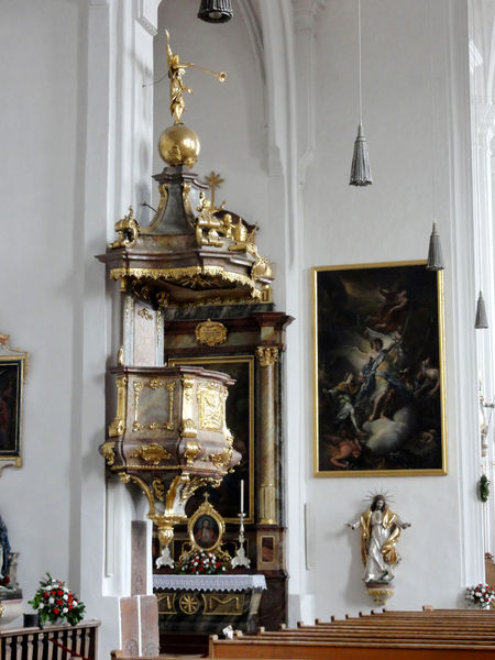 Datei:Kirchenkanzel in St. Laurentius.jpg