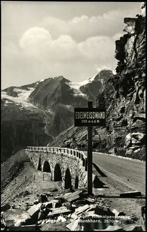 Edelweißwand Großglockner Hochalpenstraße 1936.jpg