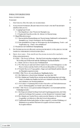 Das Dilemma und die Paradoxien der Raumplanung Inhaltsverzeichnis 01.png