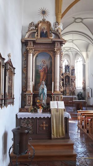 Pfarrkirche Wagrain Innenansicht 20211105 6.jpg