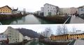 Hallein-Pano Pernerinsel, Salzach, Keltenmuseum.jpg
