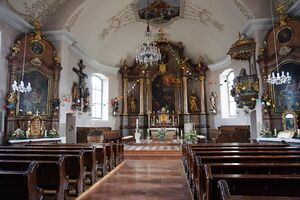 Pfarrkirche St. Gilgen, Innenansicht Juli 2019.jpg