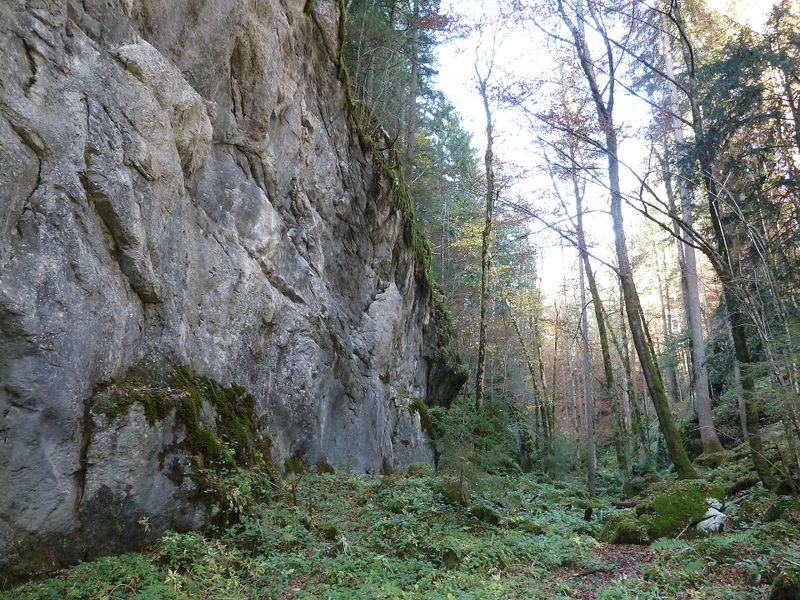 Datei:Lenzenklamm, Blick Ri. Saalach.jpg