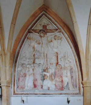Johannishögl, Kreuzigung im Gedräng 1510.jpg
