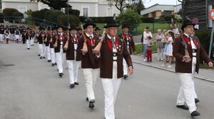 25jähriges Vereinsjubiläum, Ankunft des Jubelvereines B.jpg